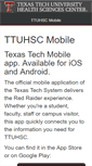 Mobile Screenshot of m.ttuhsc.edu